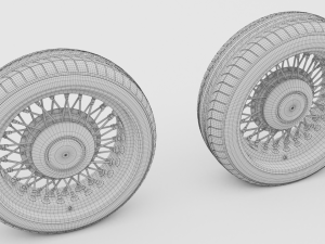 car wheels 3D मॉडल