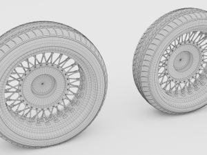 car wheels 3D मॉडल