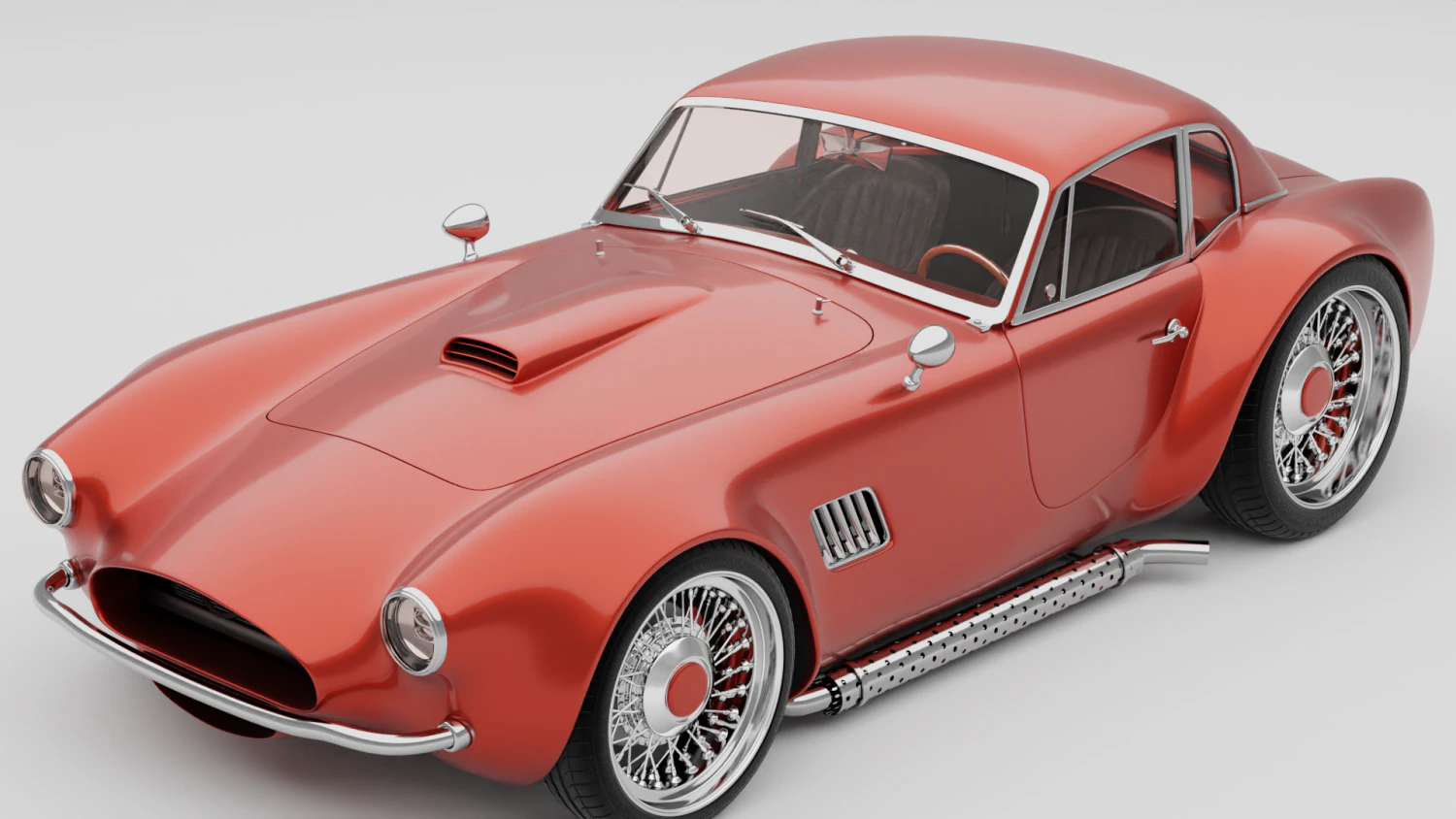 classic car 3D Model .c4d .max .obj .3ds .fbx .stl .blend