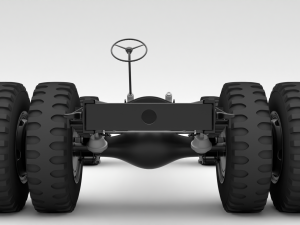 truck chassis 3D मॉडल