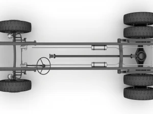 truck chassis 3D Model