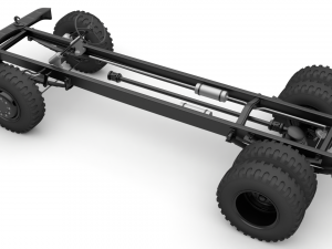 truck chassis 3D मॉडल