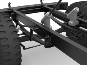 truck chassis 3D मॉडल