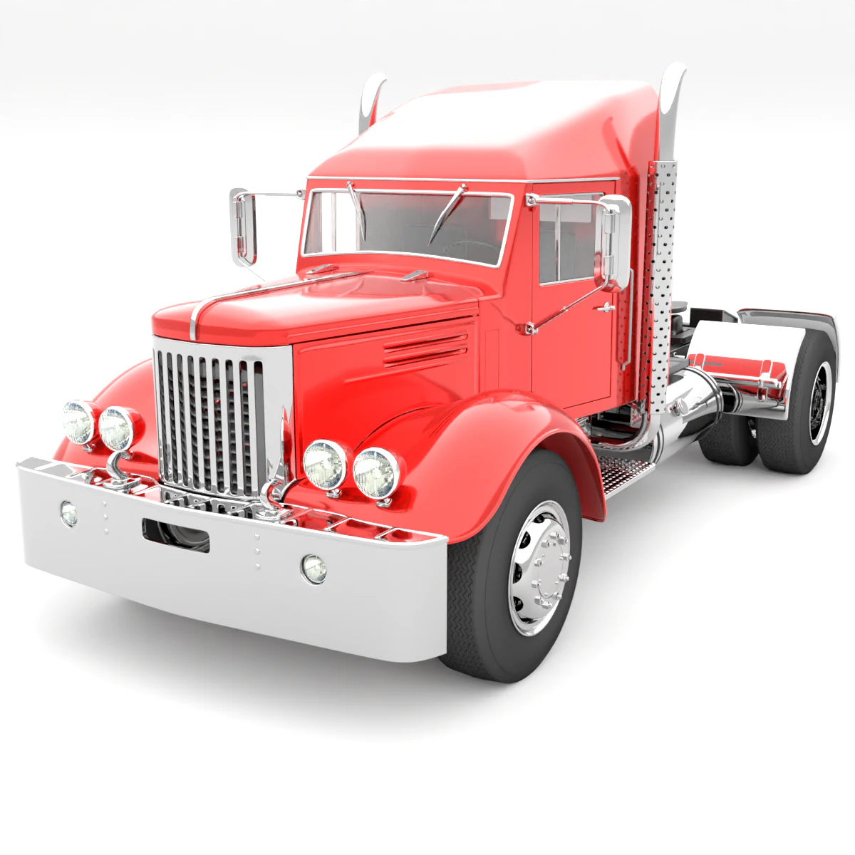 truck 3D Model .c4d .max .obj .3ds .fbx .stl .blend 