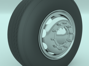 truck wheel 3D Model