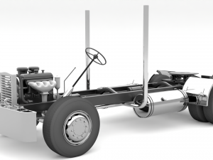 Truck chassis Modèle 3D