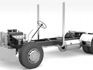 Truck chassis 3D Model