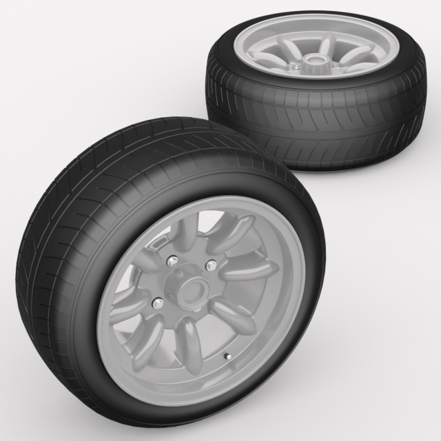 Car wheel 3Dモデル .c4d .max .obj .3ds .fbx .stl .blend
