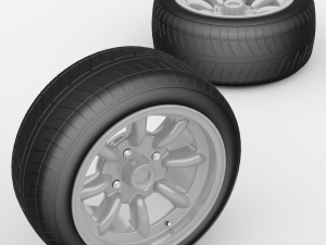 Car wheel 3D Model