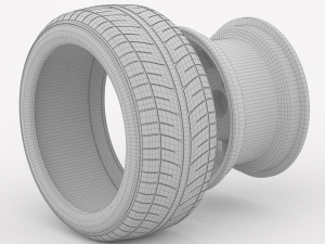 Car wheel 3Dモデル