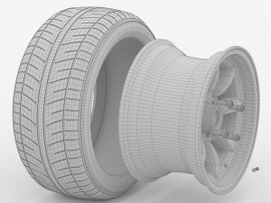Car wheel 3Dモデル