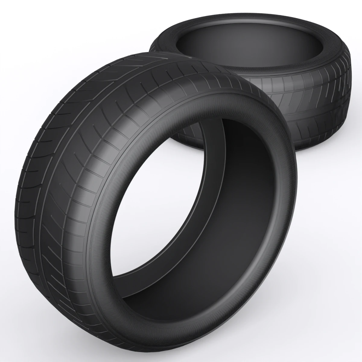 Car tire 3D Model .c4d .max .obj .3ds .fbx .stl .blend 