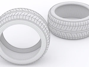 Car tire 3D Model