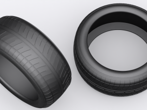 Car tire 3D 모델