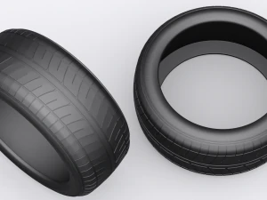 Car tire 3D Model