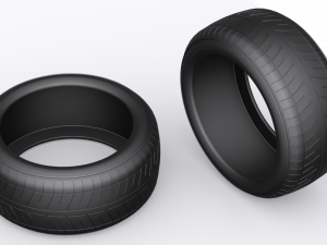Car tire 3D 모델