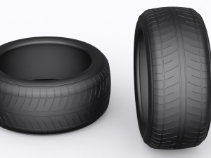 Car tire 3D 모델