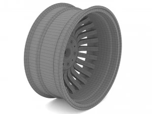 Car rim 3D Model