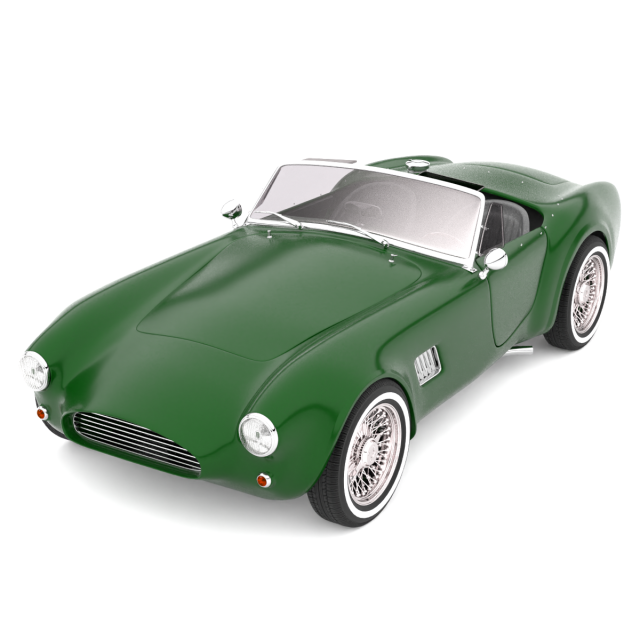 Car classic 3D Model .c4d .max .obj .3ds .fbx .stl .blend