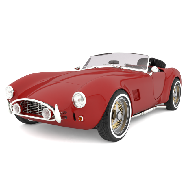 Car classic 3Dモデル .c4d .max .obj .3ds .fbx .stl .blend 