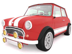 Auto d'epoca Modello 3D