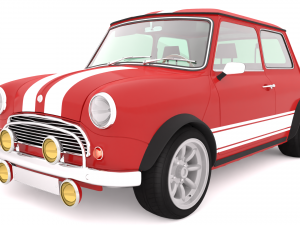 Car classic 3D 모델