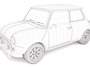 Car classic 3D 모델