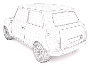 Car classic 3D 모델