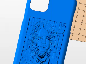 H&uuml;lle Billie Eilish f&uuml;r Apple iPhone 11 Pro 3D Modell