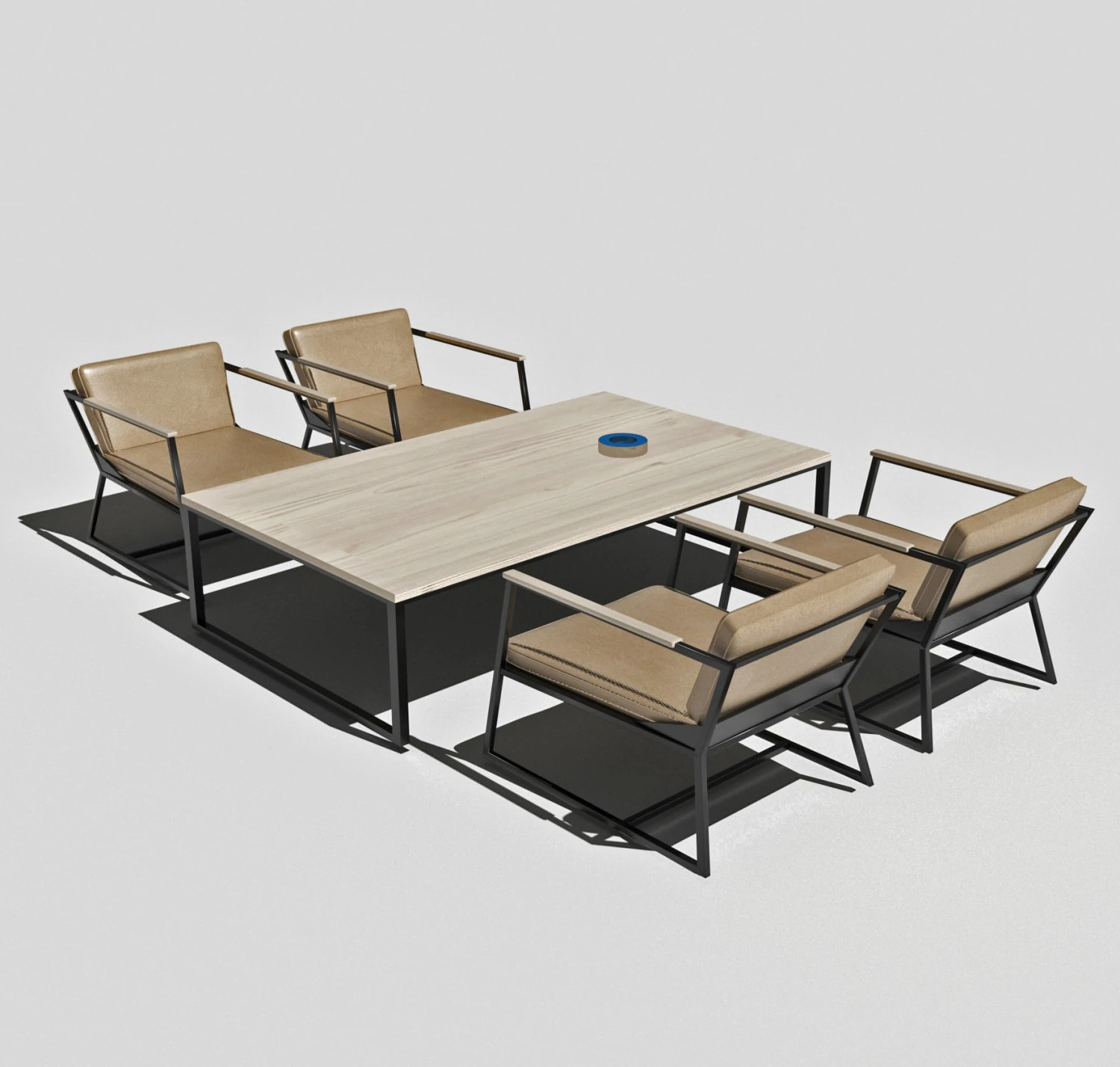 set interior style chair 3D Model .c4d .max .obj .3ds .fbx .stl .blend