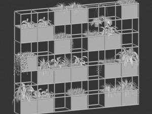 green-wall structure Modelo 3D