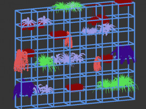 green-wall structure Modelo 3D