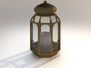 arab lamp candle 3D Model