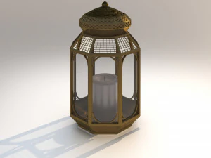 bougie de lampe arabe Modèle 3D