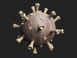 covid-19 coronavirus Modello 3D