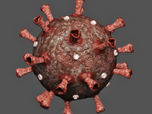 covid-19 coronavirus Modello 3D