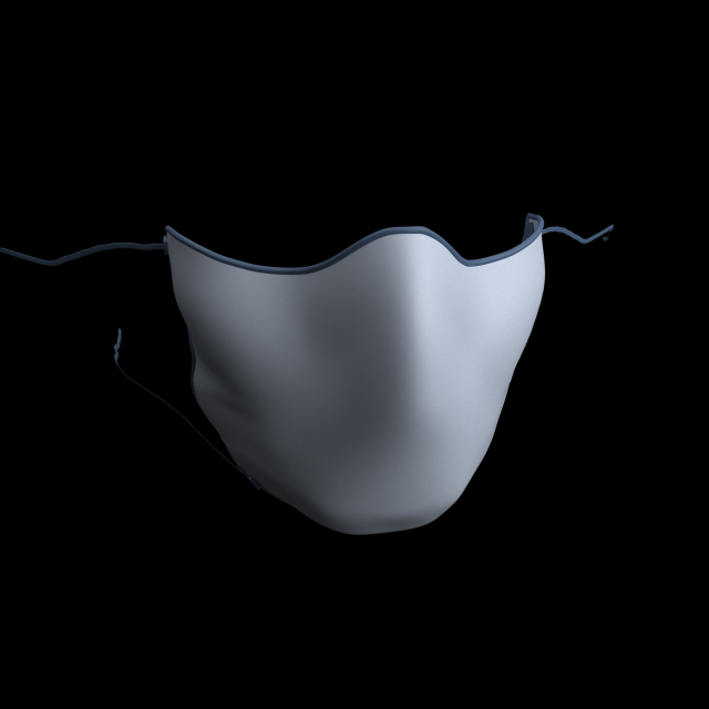 mask - medical protection Model 3D .c4d .max .obj .3ds .fbx .stl .blend