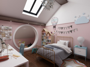 children bedroom 3D Model