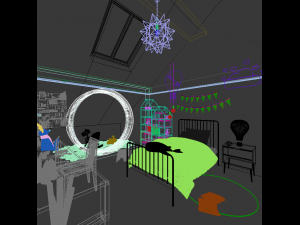 children bedroom Modello 3D