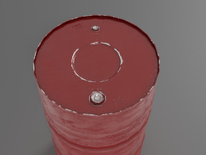 barrel game asset 3D-Modell