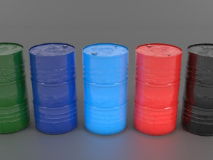 barrel game asset 3D-Modell