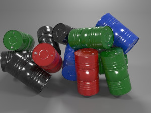 barrel game asset Modelo 3D