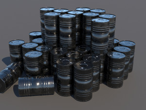 barrel game asset 3D-Modell