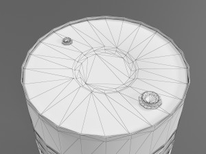 barrel game asset 3D-Modell