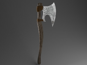 viking axe 3D 모델