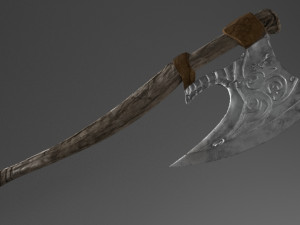 viking axe Modello 3D