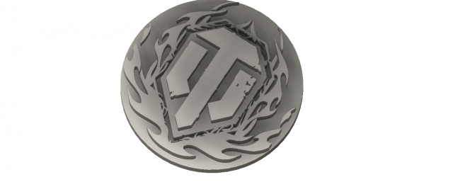 the emblem world of tanks Modèle 3D .c4d .max .obj .3ds .fbx .stl .blend 
