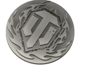 емблема світу танків 3D Модель