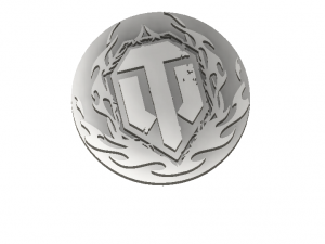 the emblem world of tanks Modèle 3D
