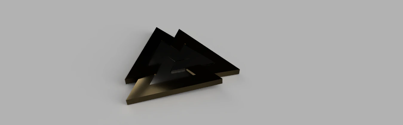valknut 3D Model .c4d .max .obj .3ds .fbx .stl .blend 